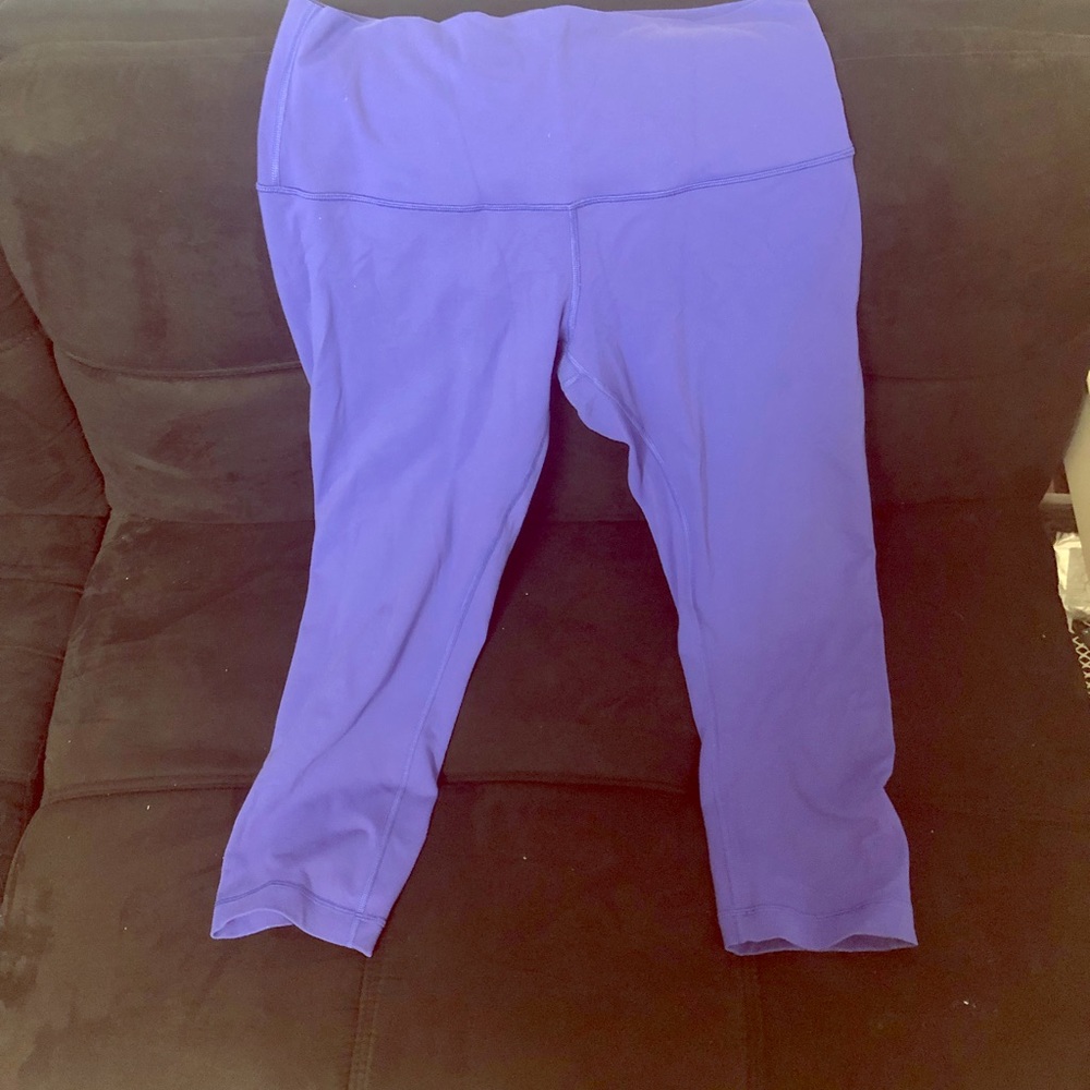 Lululemon wunder under cropped leggings